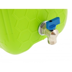 JERRICAN BIDON RÉSERVOIR D'EAU AVEC VALVE FILETÉE COURTE EN MÉTAL, 10 L - Équipements extérieur
