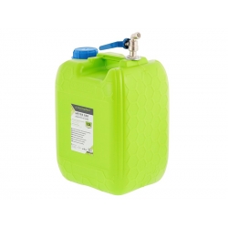 JERRICAN BIDON RÉSERVOIR D'EAU AVEC VALVE HAUTE LONGUE EN MÉTAL, 10 L - Outillage