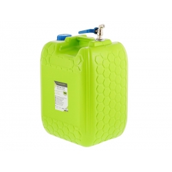 JERRICAN BIDON RÉSERVOIR D'EAU AVEC VALVE SUPÉRIEURE LONGUE EN MÉTAL, 20 L - Outillage