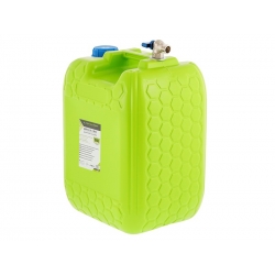 JERRICAN BIDON RÉSERVOIR D'EAU AVEC VALVE SUPÉRIEURE À FILETAGE COURT EN MÉTAL, 20 L - Outillage