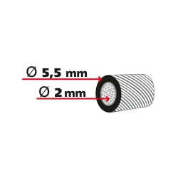 Câble Tir avec cosses - 36 m - Outillage