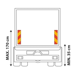 Panneaux réfléchissants pour camion - Accessoires divers