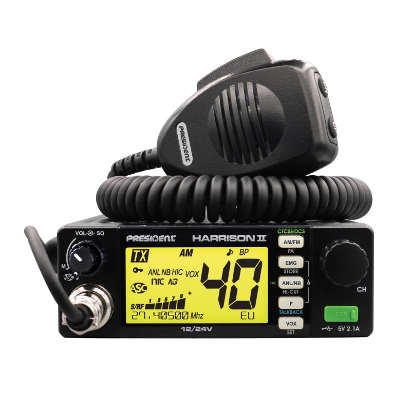 RADIO CB PRESIDENT - HARRISON II AM/FM - Accueil