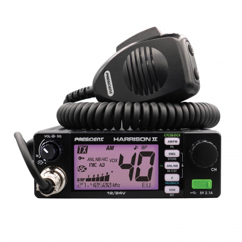 RADIO CB PRESIDENT - HARRISON II AM/FM - Accueil