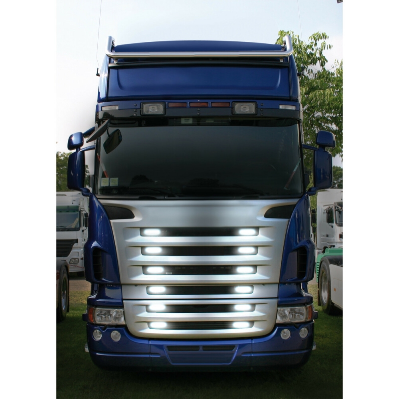 Feux de gabarit à 12 leds, 24V - Blanc - Accueil