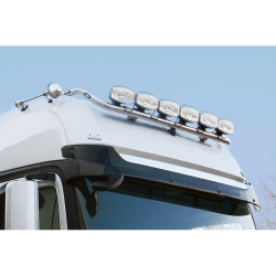 Barre de toit pour camion - Standard court avec 9 trous - RAMPES FEUX ET PHARES CAMIONS