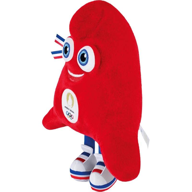 Peluche mascotte 25cm JO 2024 - Décoration camion