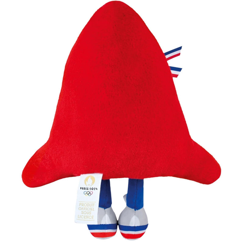 Peluche mascotte 25cm JO 2024 - Décoration camion