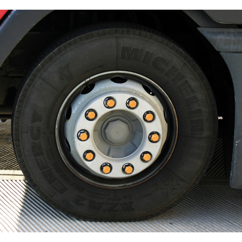 Set 10 adhésifs catadioptres Ø 27 mm - Blanc - Accueil