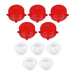 Set de 5 caps et souscaps en plastique pour jerrican - Outillage