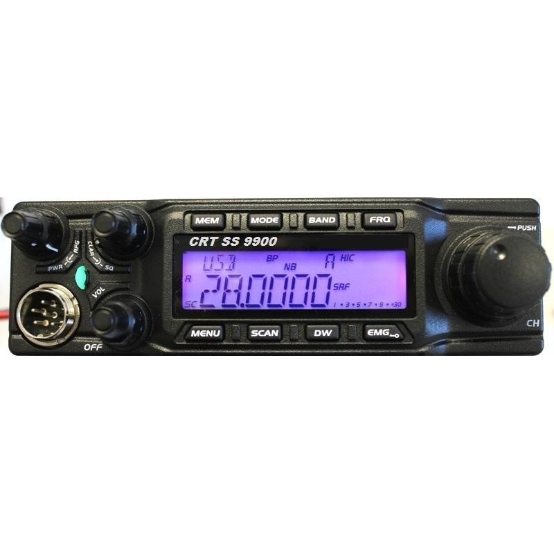 RADIO CB CRT SUPERSTAR 9900 V4 12M + PLATINE CTCSS/DCS INCLUSE - Radio CB