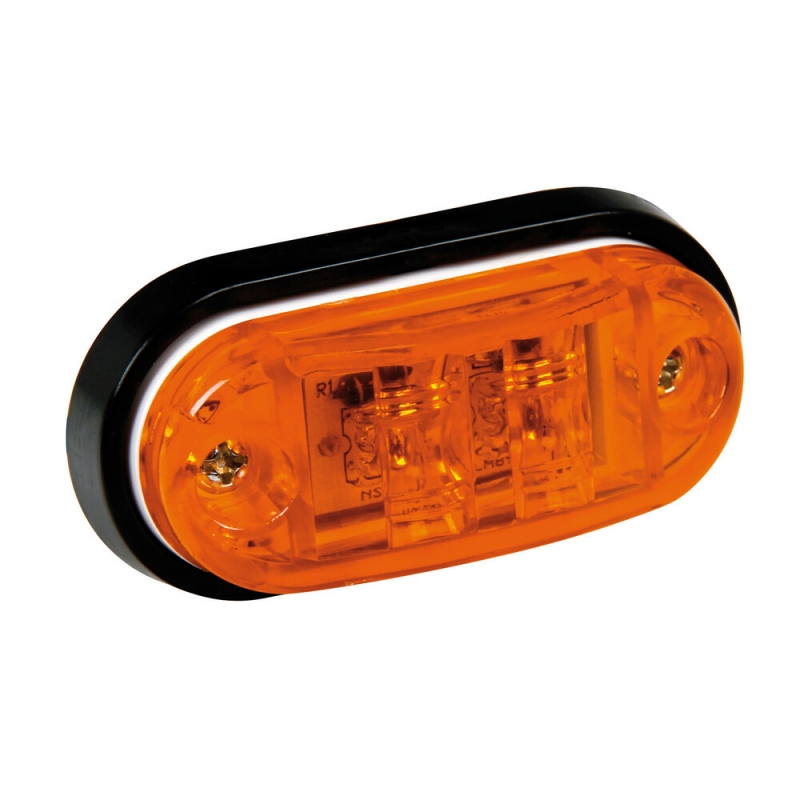 Feux de gabarit à 2 leds, 24V - Orange - Accueil