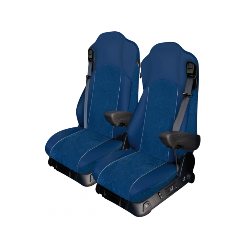 HOUSSES DE SIÈGES CAMION - EXTREME PRO MODELE K - MERCEDES ACTROS L/F à partir de 2023 avec appuie-tête haut - Extrème