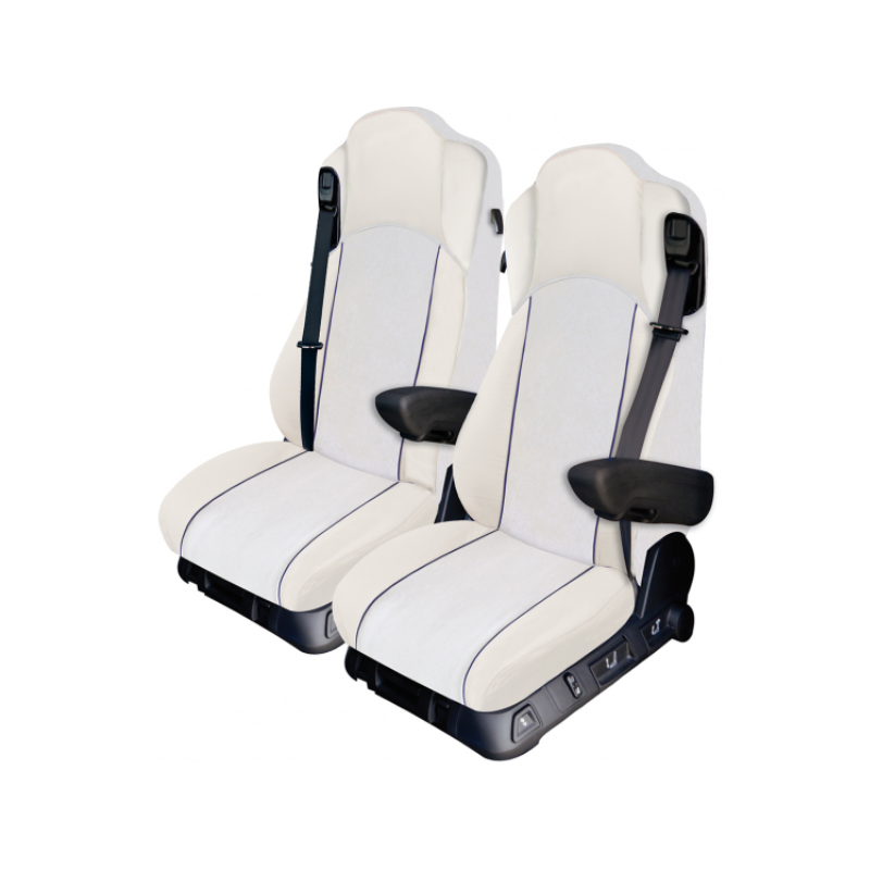 HOUSSES DE SIÈGES CAMION - EXTREME PRO MODELE K - MERCEDES ACTROS L/F à partir de 2023 avec appuie-tête haut - Extrème