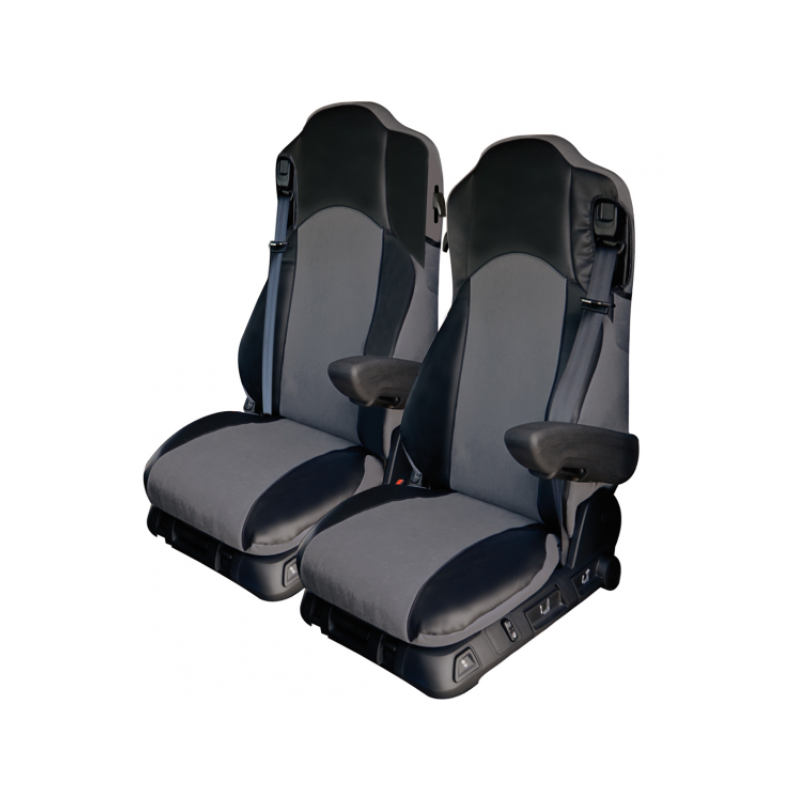HOUSSES DE SIÈGES CAMION - EXTREME PRO MODELE K - MERCEDES ACTROS L/F à partir de 2023 avec appuie-tête haut - Extrème
