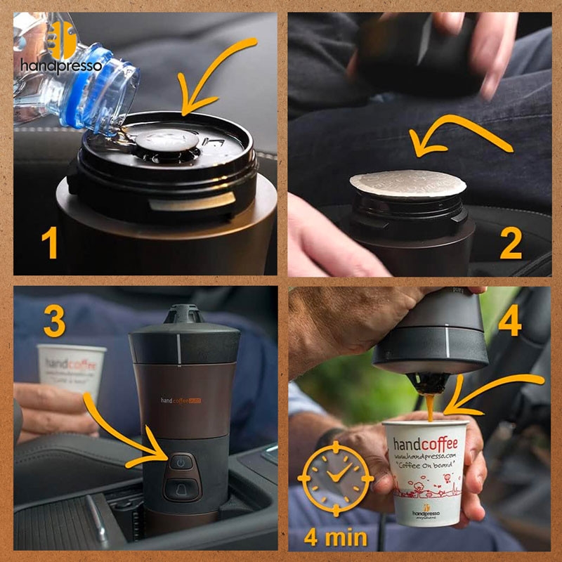 HANDPRESSO CAFETIÉRE 12V SENSEO VOITURE - Cafetières