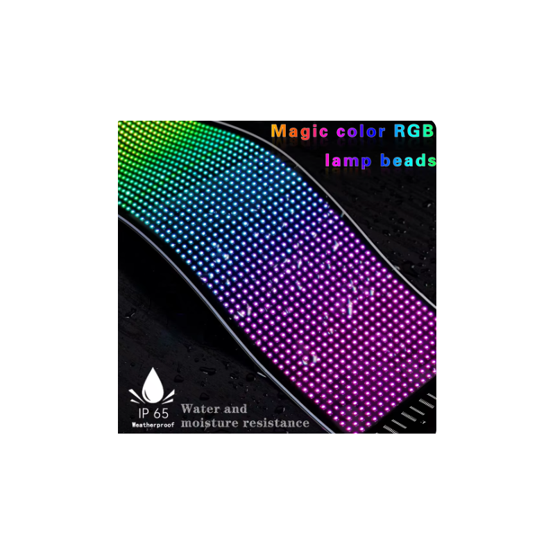 Plaque LED flexible programmable (59,5 x 12cm) - Plaques Personnalisables