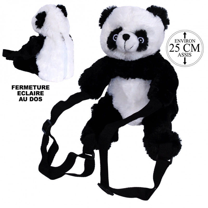 Sac a dos panda 25 cm - Jouets Sac a dos panda 25 cm - Jouets