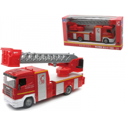 Camion pompier avec échelle