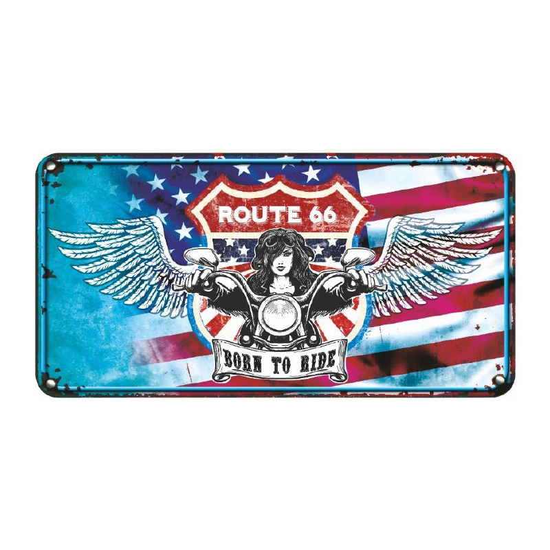 Plaque Vintage PM - Accueil