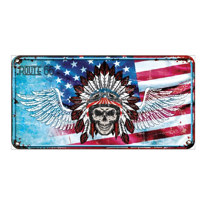 Plaque Vintage PM - Accueil