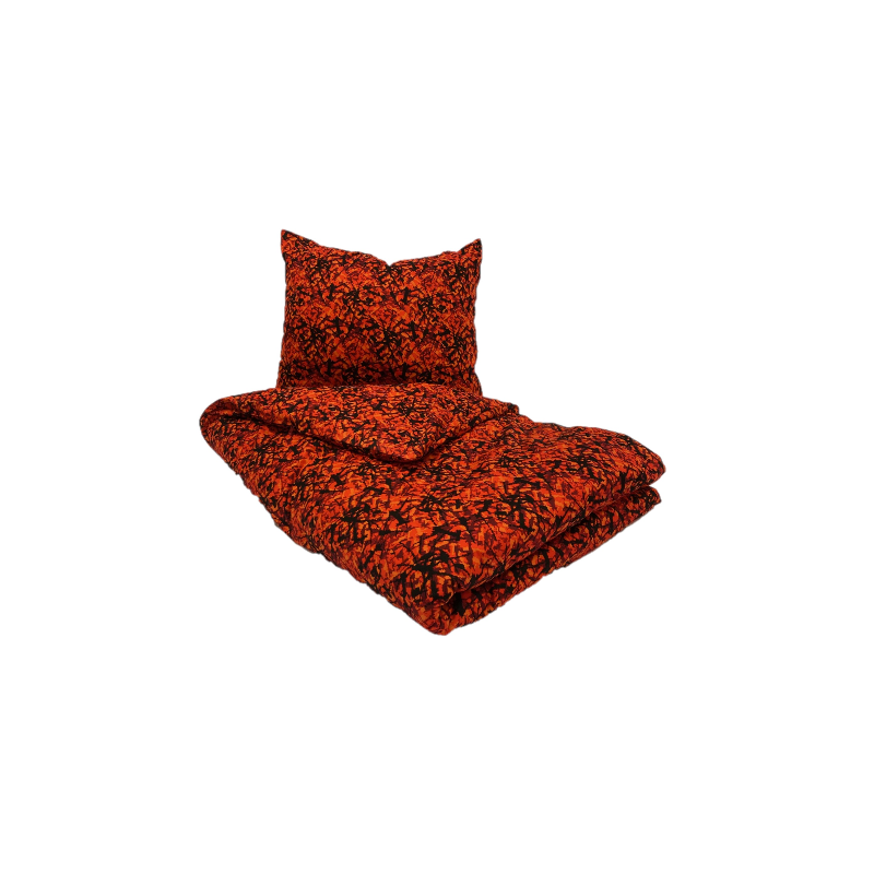 Housse de couette & Taie d'oreiller Tissu Danois Rouge - équipement chauffeur