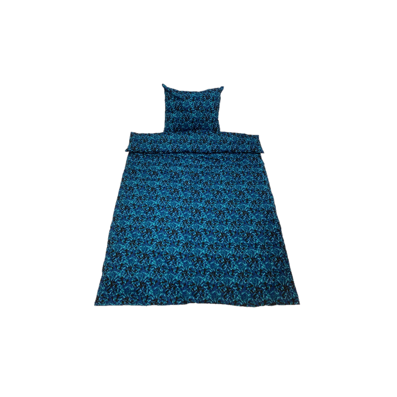 Housse de couette & Taie d'oreiller Tissu Danois Bleu - Accueil