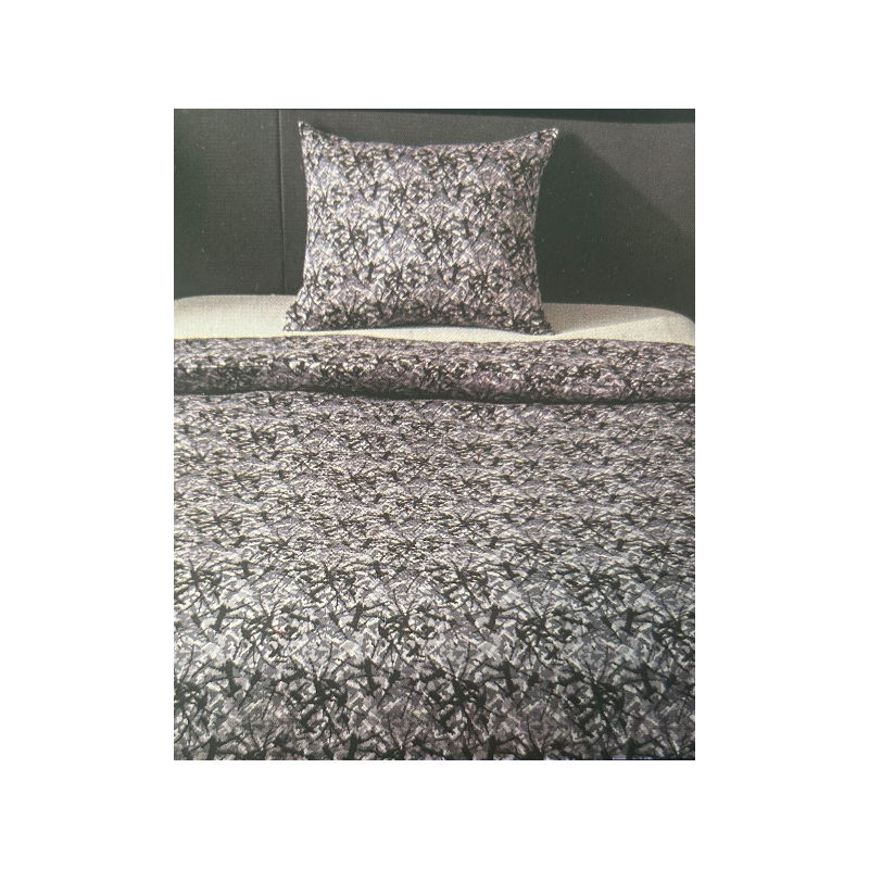 Housse de couette & Taie d'oreiller Tissu Danois Gris - équipement chauffeur