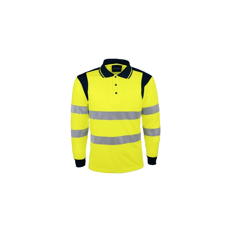 Polo Haute visibilité PUNTA Jaune - Haute Visibilité