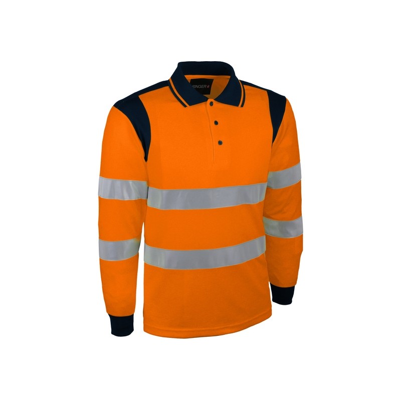 Polo Haute visibilité PUNTO Orange - Haute visibilité