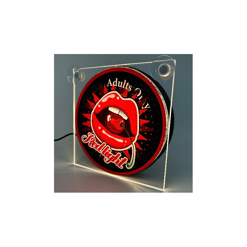 Enseigne lumineuse LED – Adults only Red light - Enseignes Lumineuses