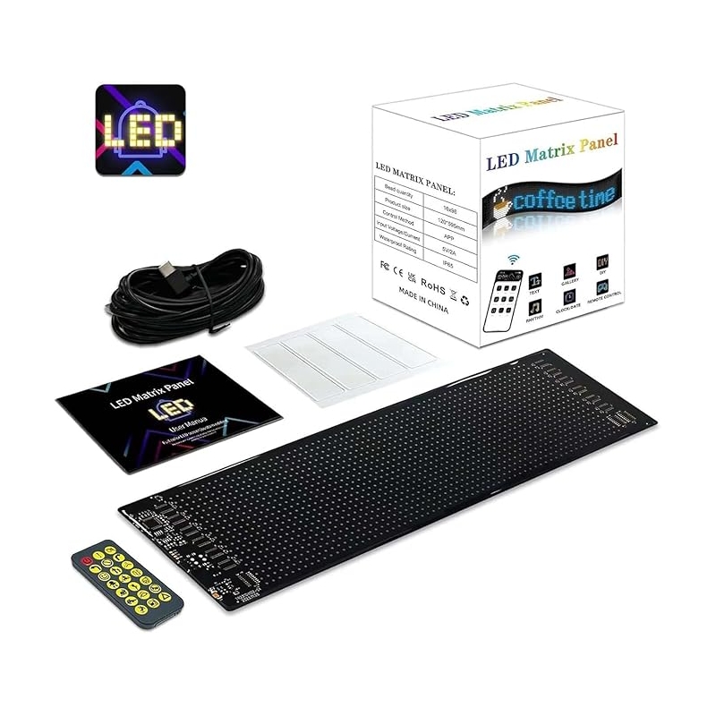 Plaque LED flexible programmable (59,5 x 12cm) - Plaques Personnalisables