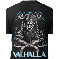 T SHIRT VALHALLA VIKING BLACK - Vêtements