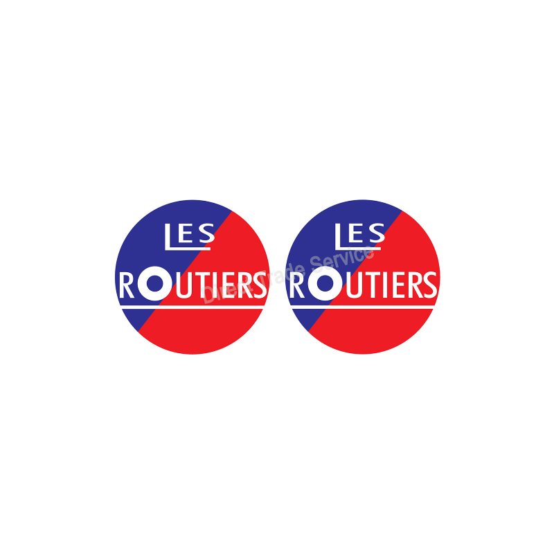 STICKER X2 LES ROUTIERS 7.5CM - Accessoires
