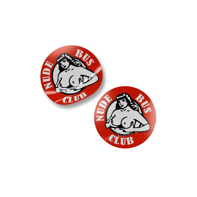 STICKER X2 NUDE BUS CLUB 7.5CM - Accessoires STICKER X2 NUDE BUS CLUB 7.5CM - Accessoires