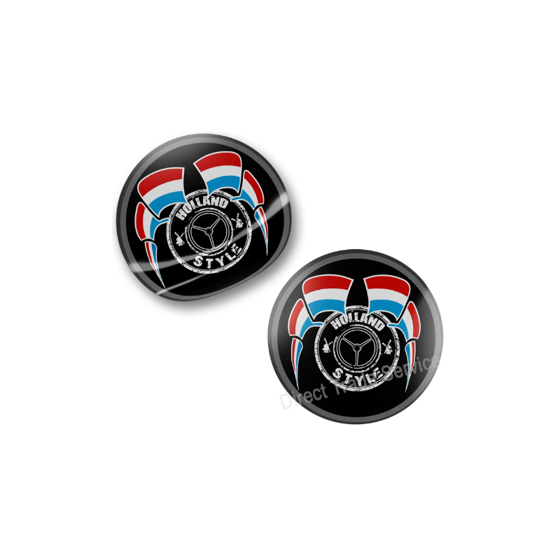 STICKER X2 HOLLAND STYLE FLAGS 7.5CM - Accessoires