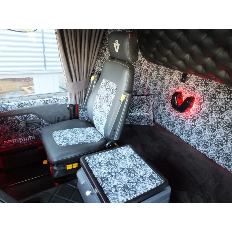 Tissus Danois au mètre Gris - Décorations Camions