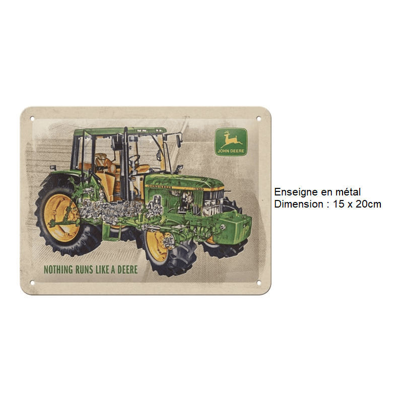 ENSEIGNE METAL 15x20CM - Accessoires