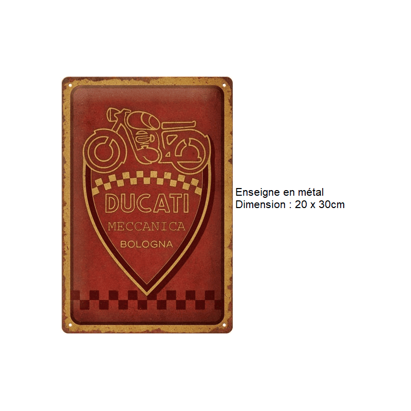 ENSEIGNE METAL 20x30CM - Accessoires