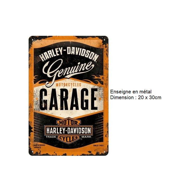 ENSEIGNE METAL 20x30CM - Accessoires