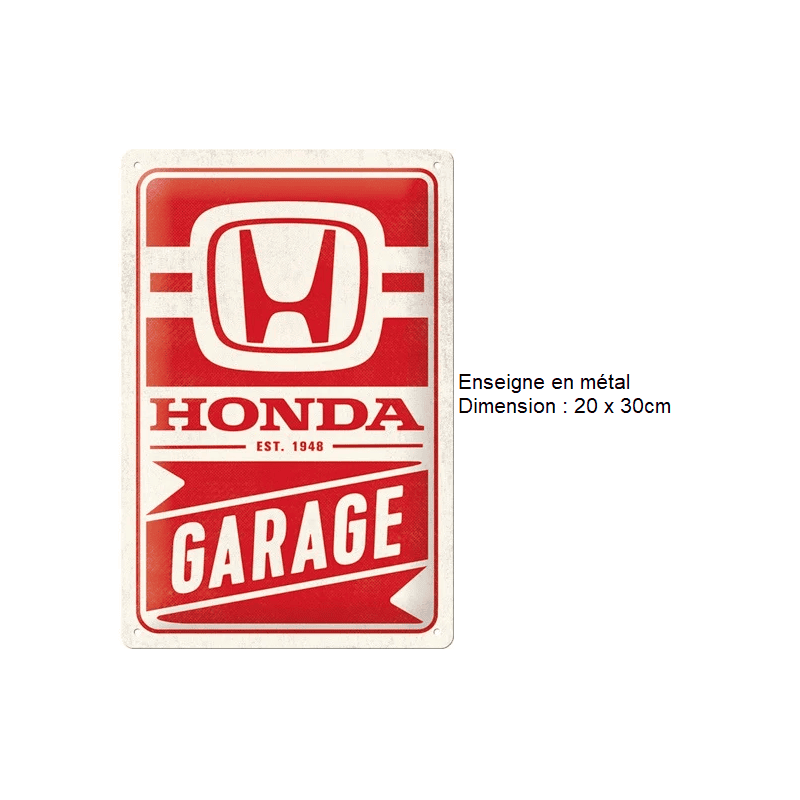 ENSEIGNE METAL 20x30CM - Accessoires