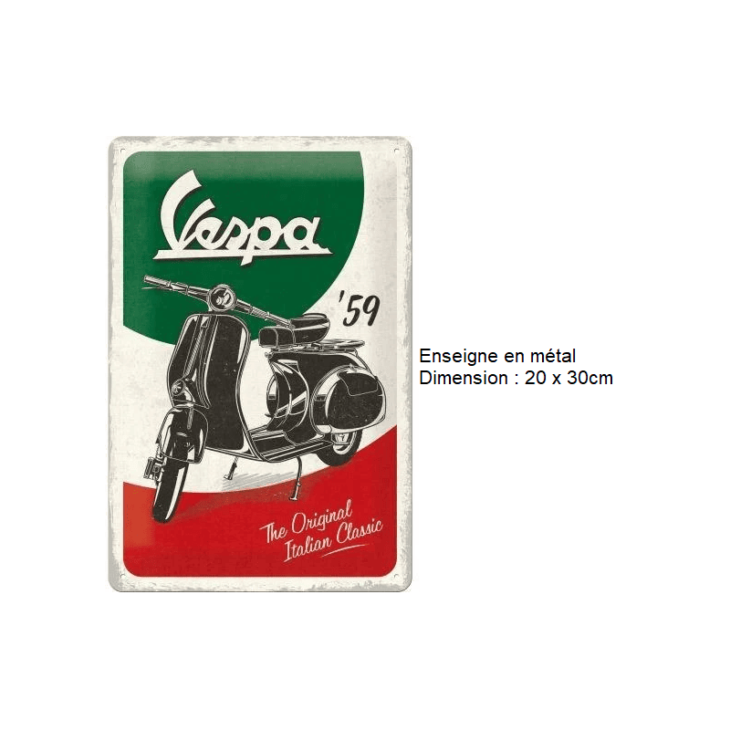 ENSEIGNE METAL 20x30CM - Accessoires