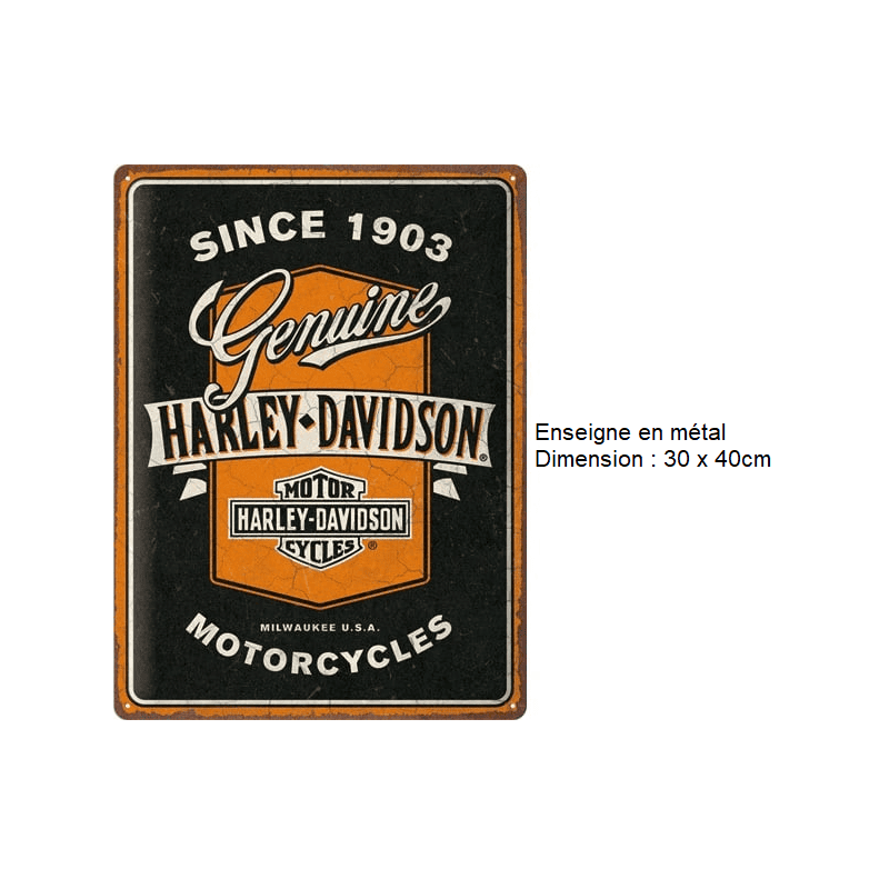 ENSEIGNE METAL 30x40CM - Accessoires