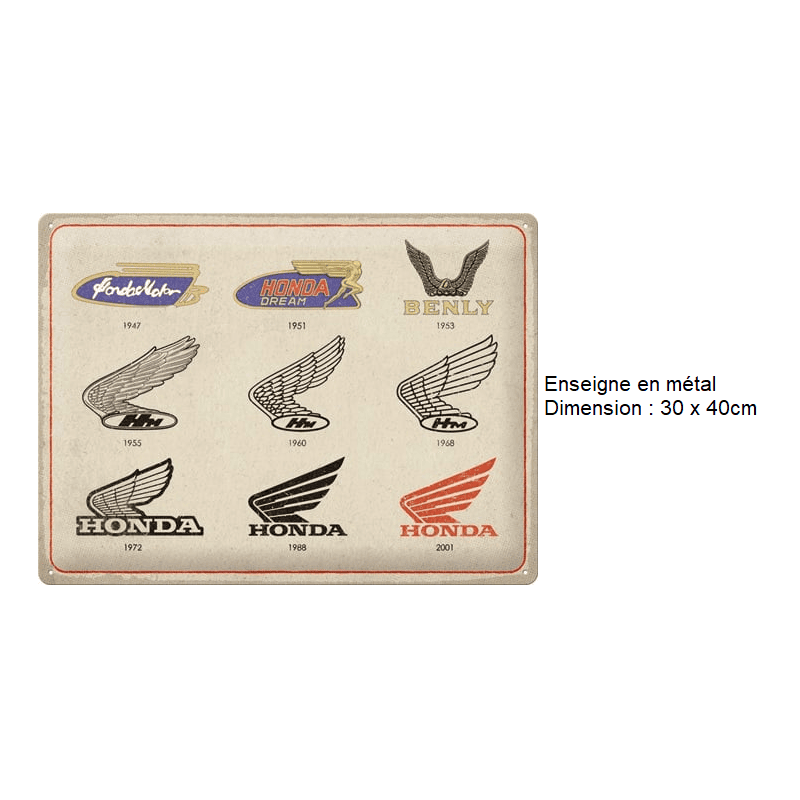 ENSEIGNE METAL 30x40CM - Accessoires