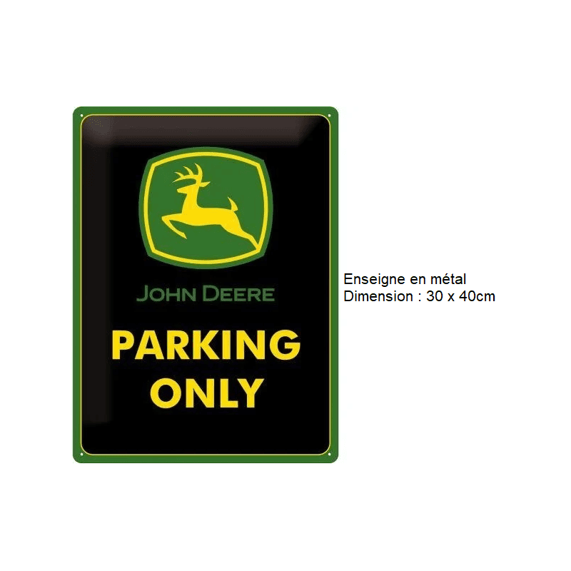 ENSEIGNE METAL 30x40CM - Accessoires