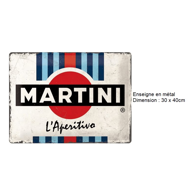 ENSEIGNE METAL 30x40CM - Accessoires