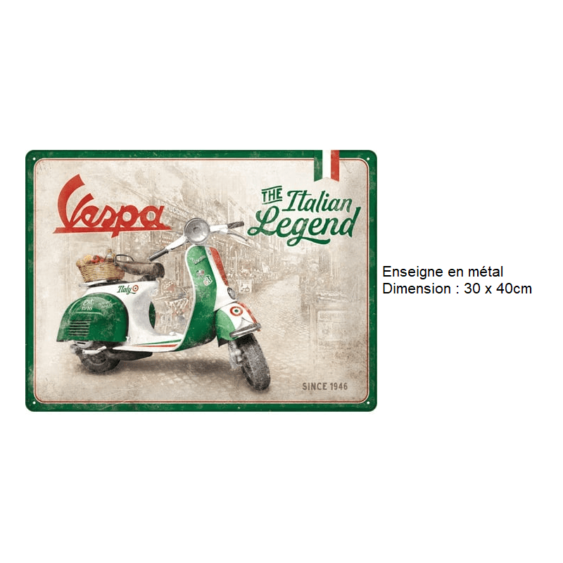 ENSEIGNE METAL 30x40CM - Accessoires