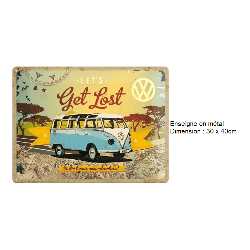 ENSEIGNE METAL 30x40CM - Accessoires