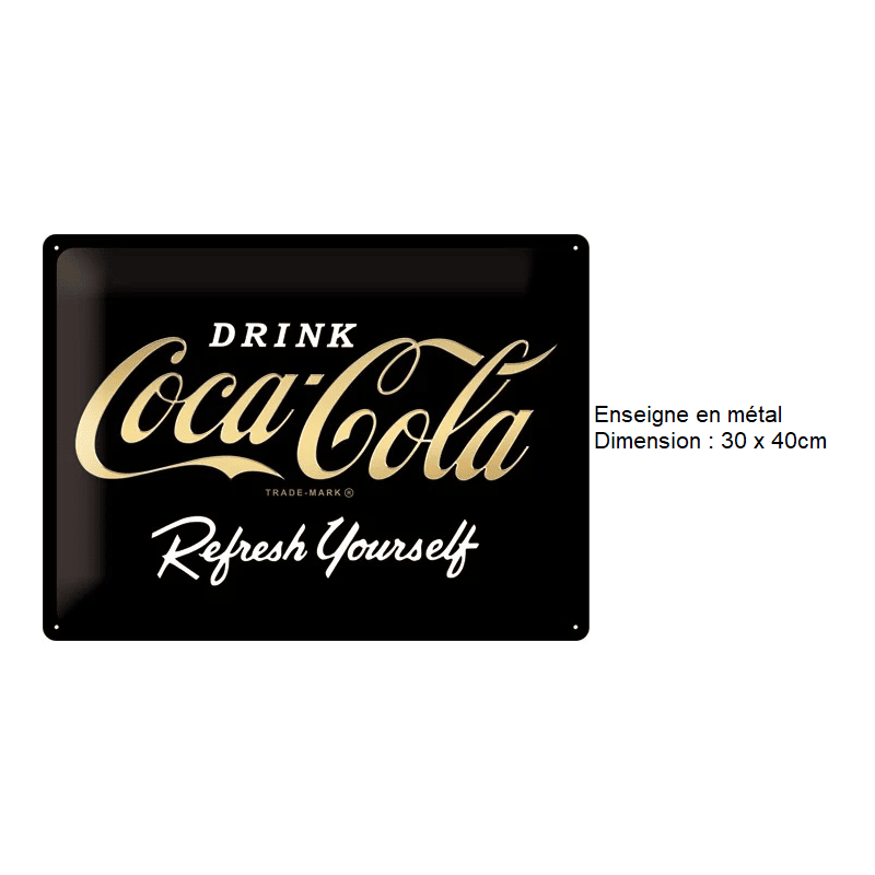 ENSEIGNE METAL 30x40CM - Accessoires