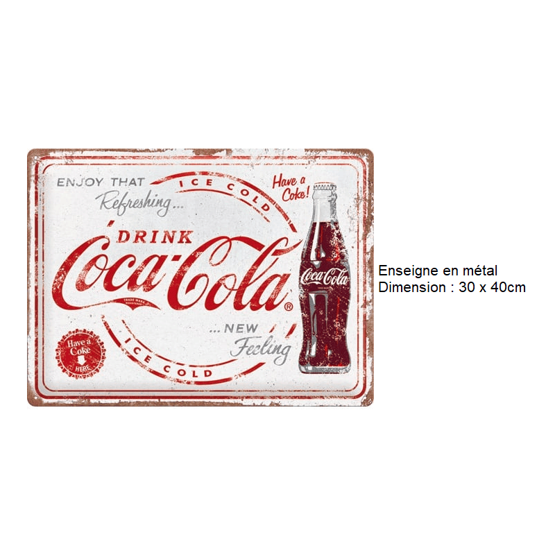 ENSEIGNE METAL 30x40CM - Accessoires